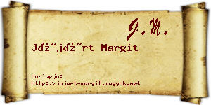 Jójárt Margit névjegykártya